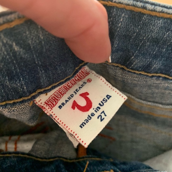 True Religion Joey Flared Jeans size 27. Content - 99% cotton 1% elastic - Picture 3 of 7